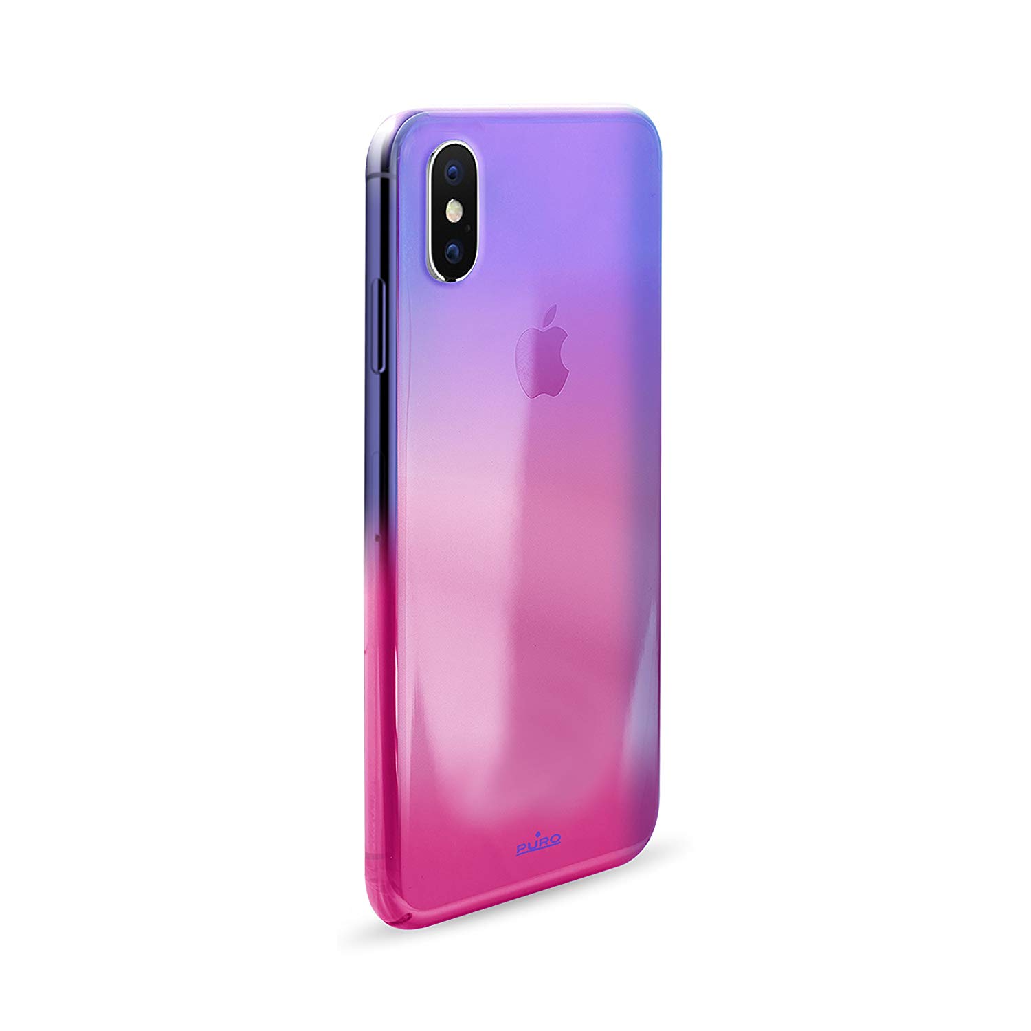 PURO IPHONE X BACK CASE HOLOGRAM PINK